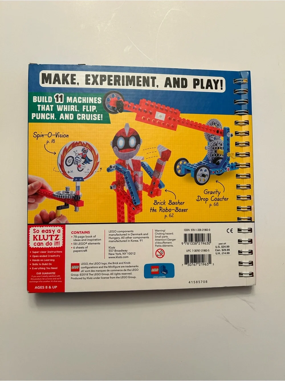 Lego Gadgets Building Set - Yellow, Blue, Red